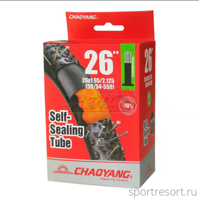 Велокамера Chaoyang 26x1.95/2.125 A/V-33mm АНТИПРОКОЛ