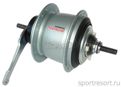 Втулка планетарная Shimano Nexus C6001-8R (36H, 8 ск., под ножной тормоз, серебро)