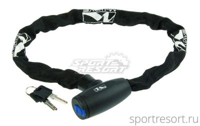 Велозамок цепь M-Wave 6x850 мм (ключ) black 5-230315