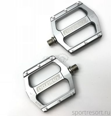 Педали CycleTrack K-13 Silver