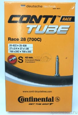 Велокамера Continental 28 700x18/25C F/V-42 mm