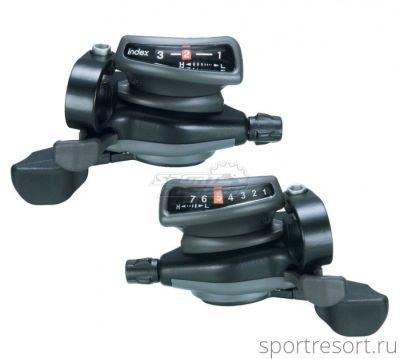 Манетки Microshift TS50-7 MEZZO (3х7ск)