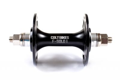 Втулка передняя Colt Bikes SOLO (32H, гайки, 100mm) черная