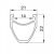 Обод Remerx ALCYON 28/29" (622x14mm) 20H Обод Remerx ALCYON 28/29" (622x14mm) 20H