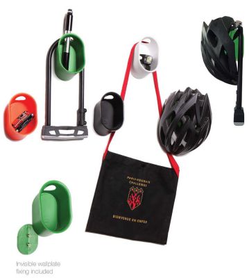 Крепеж на стену для шлема и мелочей Cycloc Loop Green LPGRN