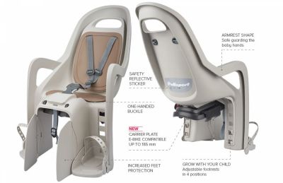 Велокресло Polisport Groovy CFS Grey/Light Grey PLS8406100002