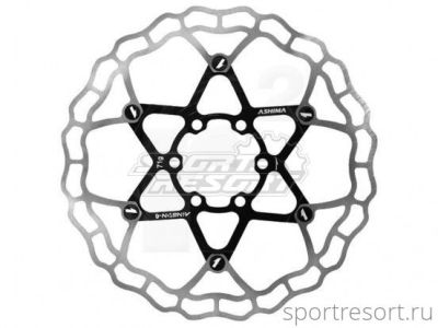 Тормозной диск Ashima ARO-10 AiNEON 180 mm черный