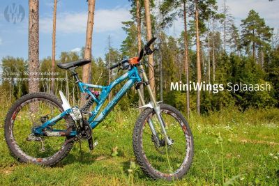 Крыло-щиток Mini Wings Splaaash (черное) Splaaash