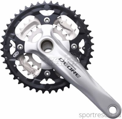 Система Shimano Deore FC-M590 9ск (44/32/22T, 175mm, серебро)