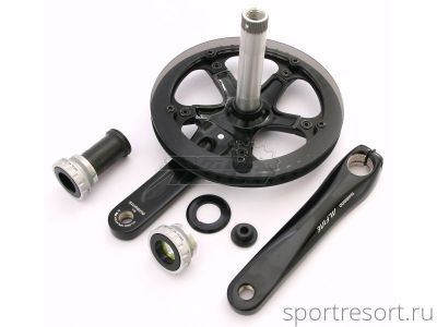 Система Shimano Alfine FC-S500 (39T, 170mm, защита) черная