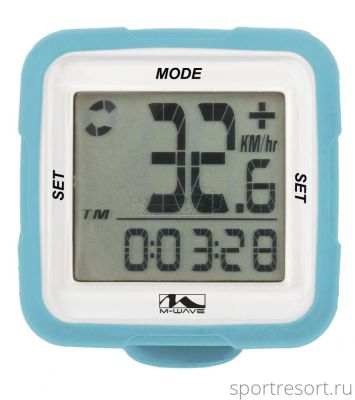 Велокомпьютер M-Wave XIV Silicon Blue 5-244713