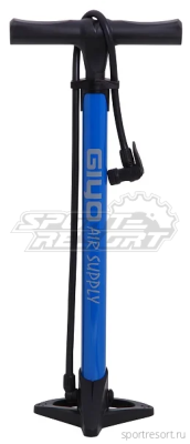 Насос напольный Giyo GF-37 Economic Steel Floor Pump синий 6-190037