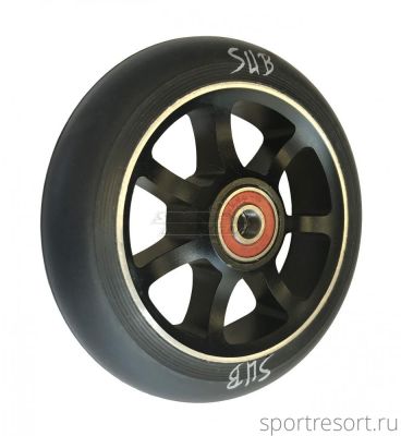 Колесо для трюкового самоката SUB ABEC9 110 мм алюминий черное (2) 00-180120