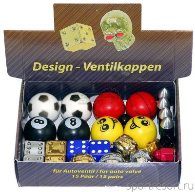 Ниппельный колпачок M-Wave Valve Cap Cone A/V (BOX 15 пар)