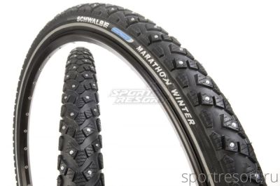 Покрышка Schwalbe MARATHON WINTER 26x1.75 Plus Reflex HS396 шипованная