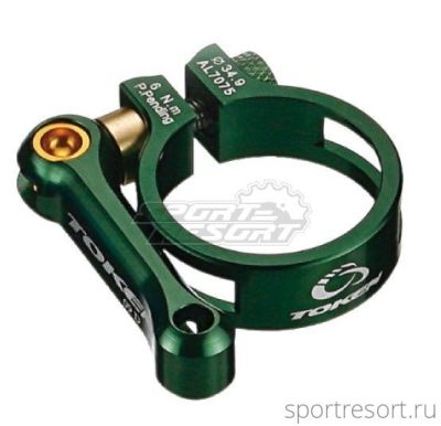 Хомут Token TK1663 QR 31.8mm зеленый