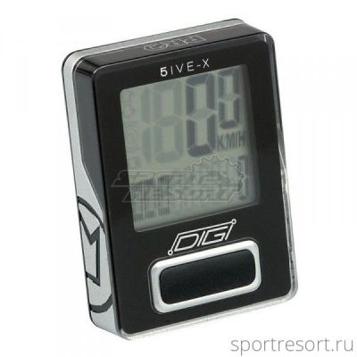 Велокомпьютер Pro DIGI 5IVE Wireless Black PRCC0006