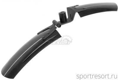 Крыло переднее M-Wave Mud Max Fat Front 115 мм Black 386205