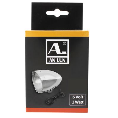 Фара передняя An Lun P Dynamo Head Lamp (для динамо) 460267