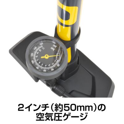 Насос напольный Giyo GF-55E Steel Floor Pump ECV GF55E