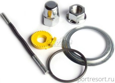 Установочный комплект для Shimano SG-3R40 (штырек 81.85мм, гайки фланцевая и колпачковая)