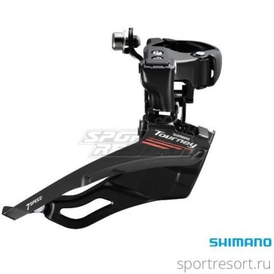 Переключатель передний Shimano Tourney FD-A073A (3х7ск, 31.8/28.6мм)