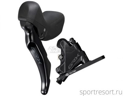 Ручка Dual Control Shimano GRX ST-RX400/BR-RX400 (2ск, под ротор 160мм)