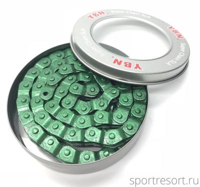 Цепь YBN MK-918 1/8" (1ск,100зв) Green