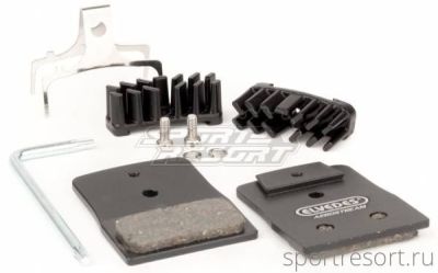 Тормозные колодки ELVEDES Disc Brake Pads Semi-Metall Fits Shimano BR-M666