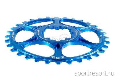 Звезда a2z Narrow-Wide SRAM Direct mount 32T Blue