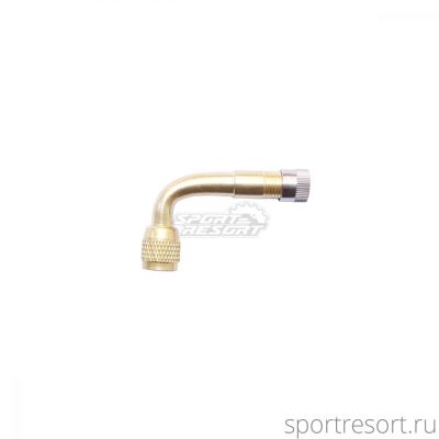 Переходник авто-авто ниппель AV/AV изогнутый 90°