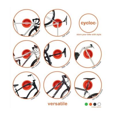 Крепеж на стену для велосипеда Cycloc Solo Red Cycloc Solo red