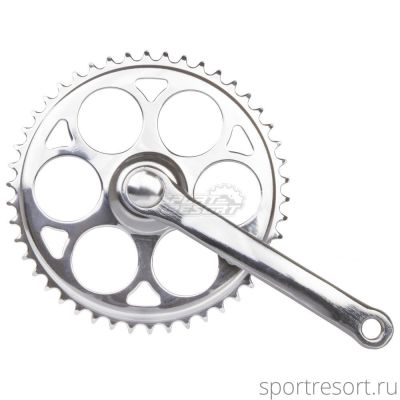 Система M-Wave BB Single Chainwheel Set 1/2х1/8 (46T, 170mm) серебристая