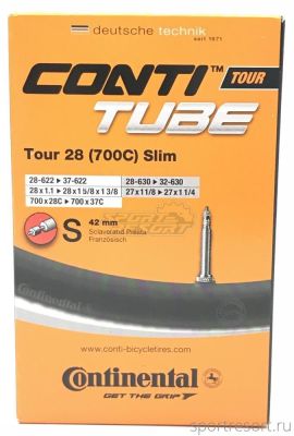 Велокамера Continental 28 700х28/37C F/V-42 mm