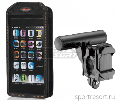 Крепеж на руль IBERA IB-PB17Q6 iPhone Case black (мини-руль) IB-PB17Q6