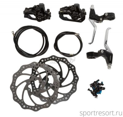 Комплект дисковых тормозов Alhonga HJ-MD11 Mechanical Disc Brake Set 