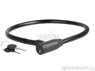 Велозамок Ventura 12х600 мм с ключом (различные цвета) 230080