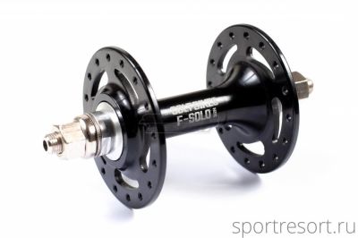 Втулка передняя Colt Bikes SOLO (36H, гайки, 100mm) черная