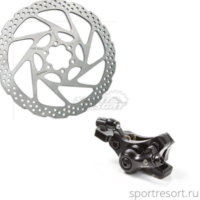 Комплект дисковых тормозов CLARKS CMD-24 E-BIKE Mechanical Disc Brake Set 