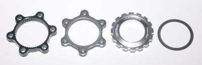 Адаптер Center Lock на 6 болтов Ashima AC03-2 Silver