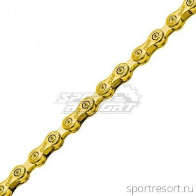 Цепь Taya ONZE-111 (11ск,120зв) Ti Gold