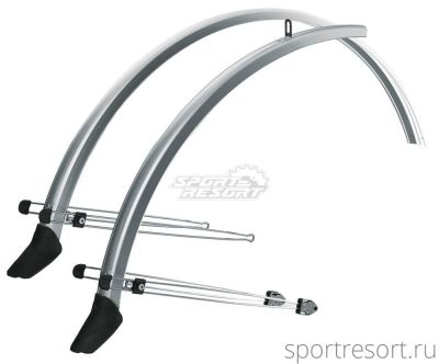Крылья SKS Commuter Hybrid 45mm (28") Silver 10954