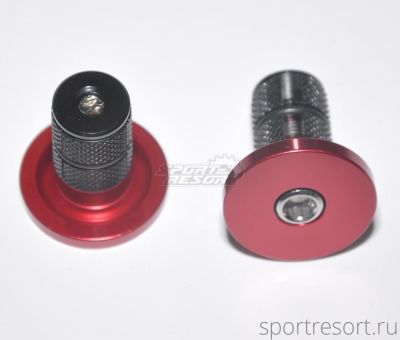 Грипстопы MJ CYCLE HP-19 Red (пара)