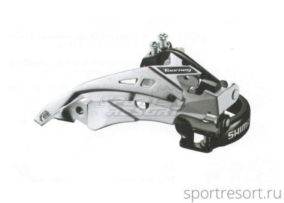 Переключатель передний Shimano Tourney FD-TY710 (3х7/8ск, 66-69°)