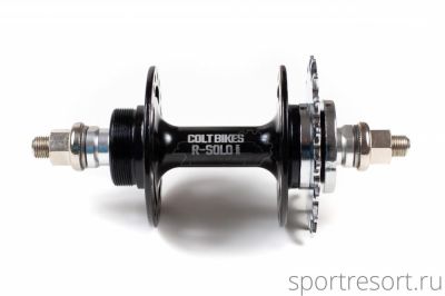 Втулка задняя Colt Bikes SOLO (36H, гайки, 120mm, 18T) черная