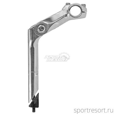 Вынос регулируемый Zoom AL254-1 (1-1/8", 25.4, 110mm, +50°) серебро