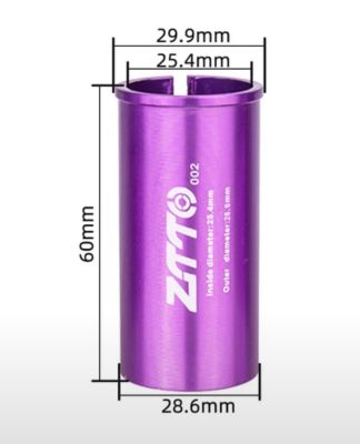 Подседельный переходник ZTTO 25.4-28.6 мм