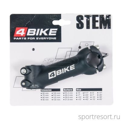 Вынос 4Bike TDS-D120A (1-1/8", 25.4, 110mm, 17°)