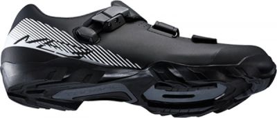 Велоботинки Shimano SH-ME300 черно-белые размер 45 ESHME3PG450SL00