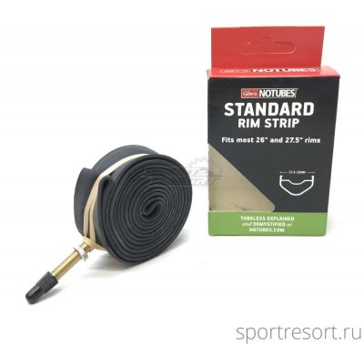 Бескамерная ободная лента с ниппелем Stans NoTubes STANDARD (26"-27.5")